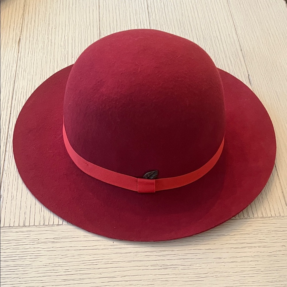 ADORA Scarlet Women's Wool Wide Brim Bowler Hat